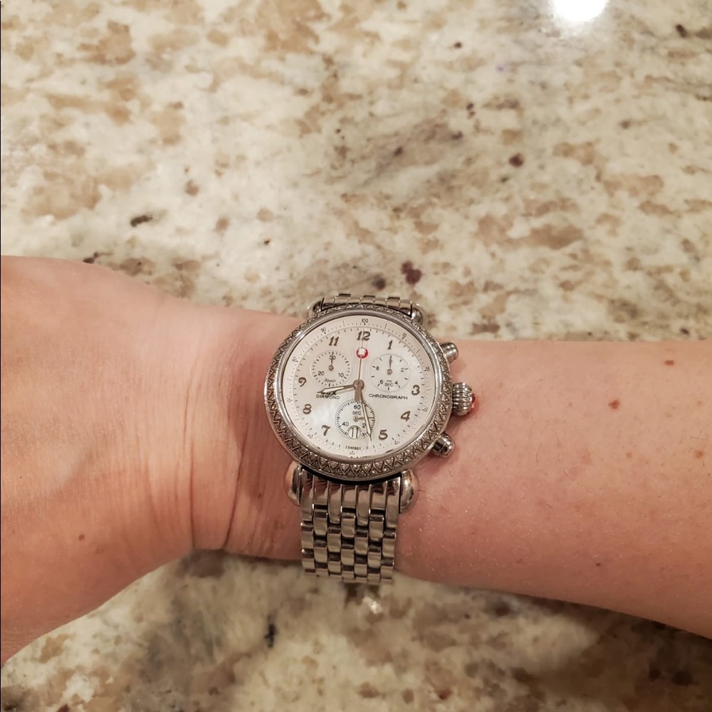 Michele CSX 36 diamond watch